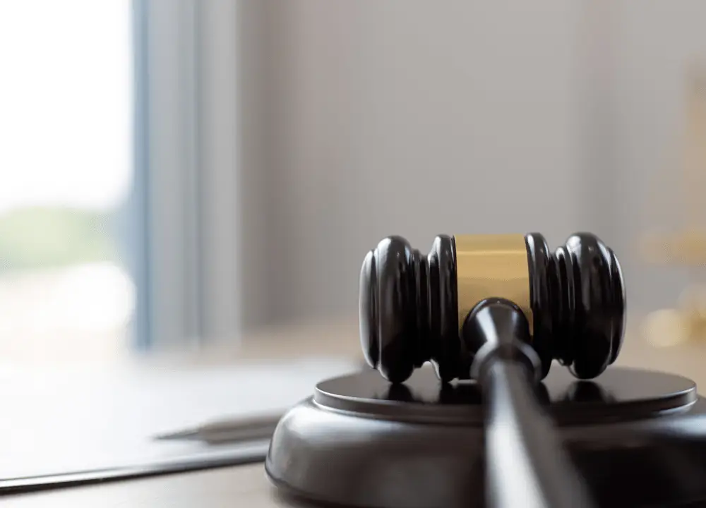 Mesothelioma lawyer reviewing case documents to help victims of asbestos exposure.