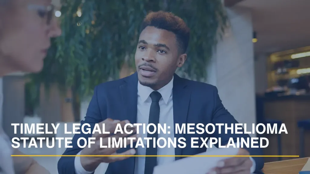 A professional lawyer in a suit listening intently and talking to a client during a legal consultation.