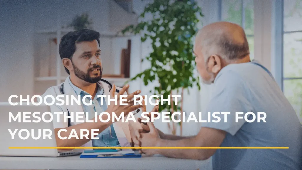 Patient and caregiver reviewing information together, representing the process of understanding mesothelioma life expectancy and making informed decisions.