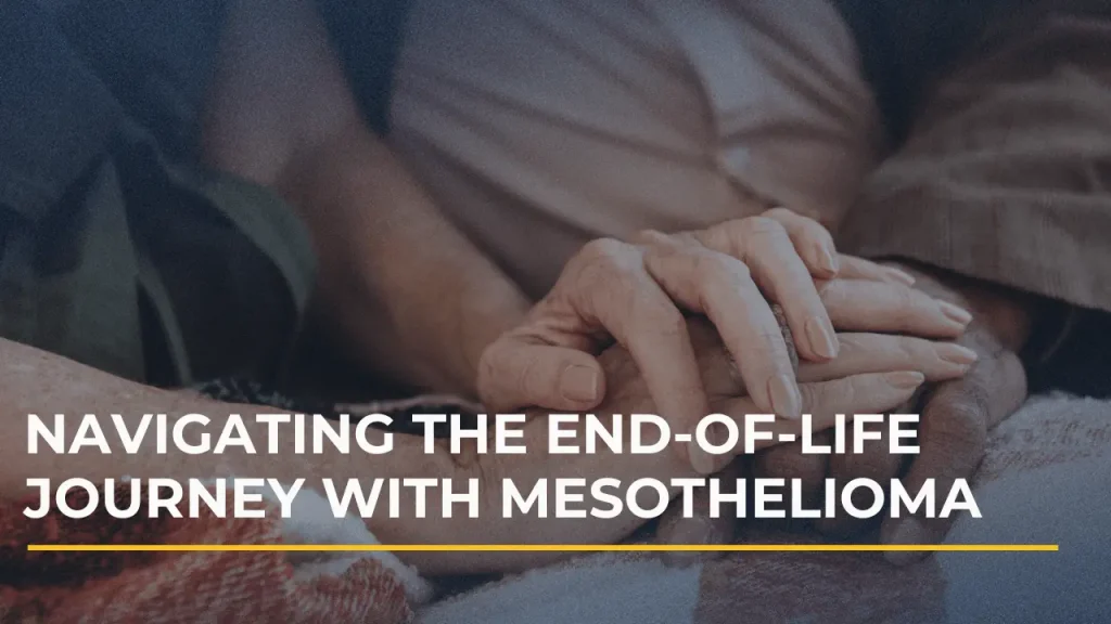 Compassionate moment: patient + family member holding hands