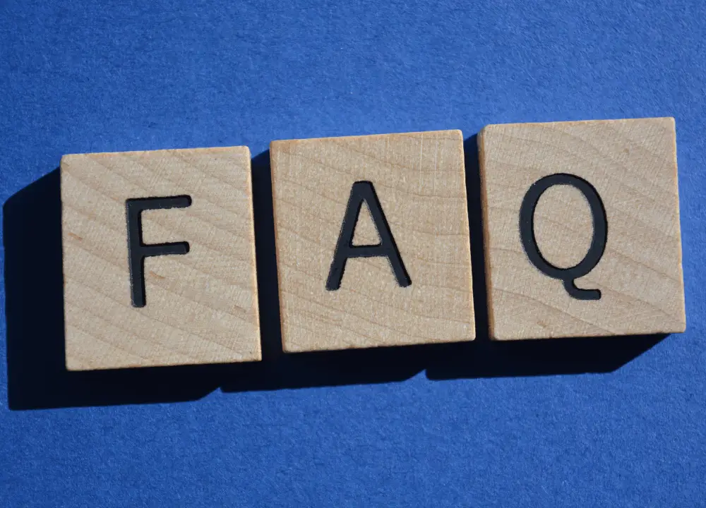 FAQ graphic with speech bubbles and a checklist for mesothelioma financial support questions