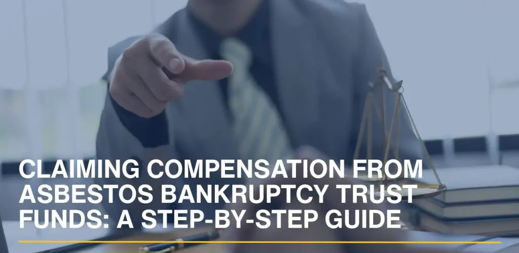 Attorney explaining the legal process for asbestos trust fund compensation