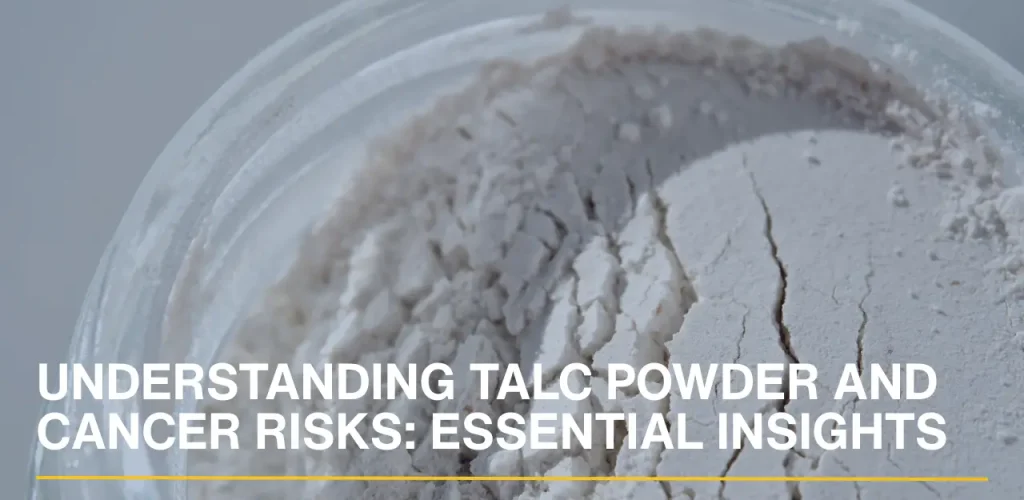 Open jar of face scrub powder showing fine powder texture.