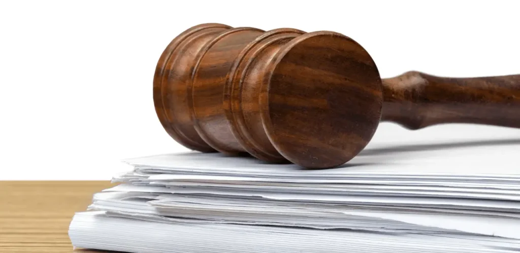 Legal documents for asbestos lawsuit in Texas